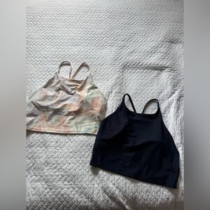 Set of Two Old Navy Light Support PowerSoft Longline Sports Bras